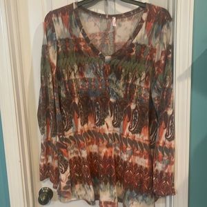 Long sleeve causal top